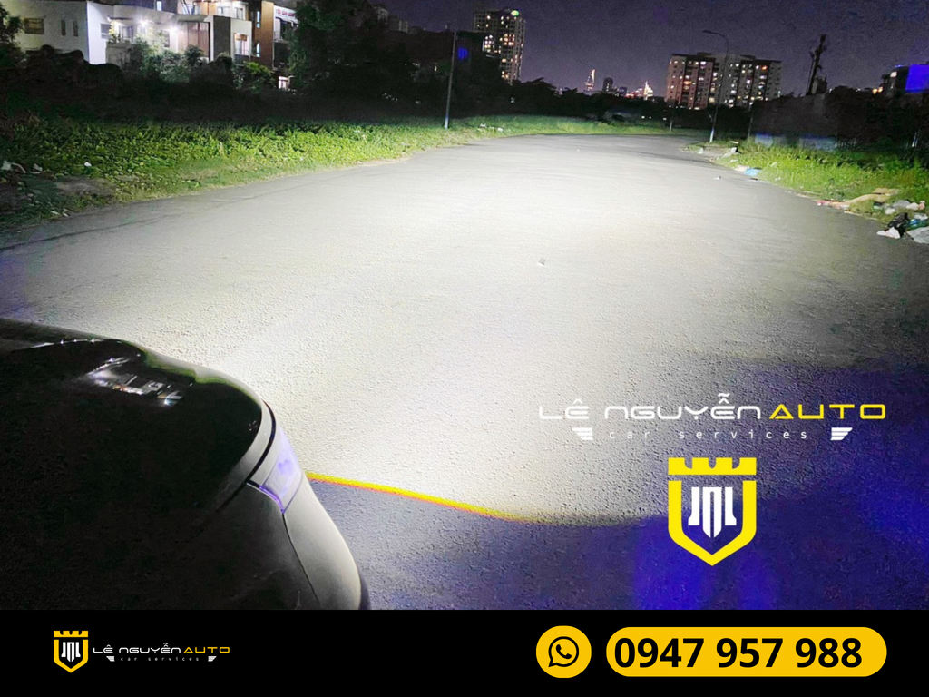 Độ Đèn Tăng Sáng Cho Xe Hyundai Custin