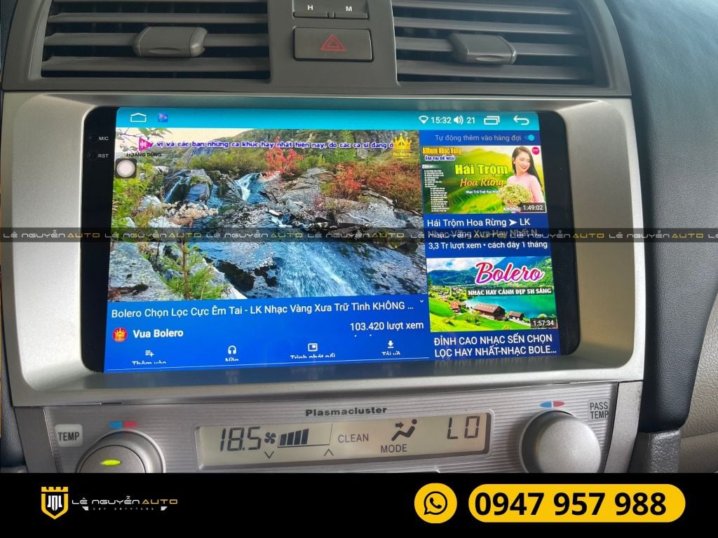 TOYOTA CAMRY LẤP MÀN HÌNH ANDROI 2K WINCA S200+