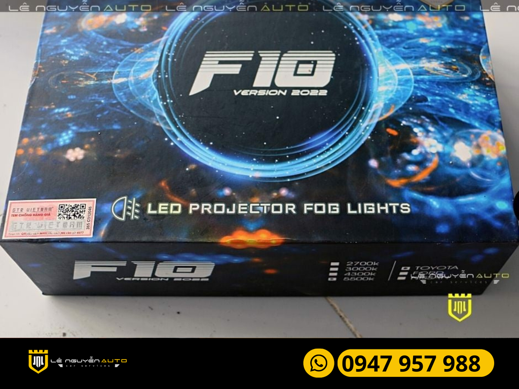 Lắp Đèn X- LIGHT F10 Cho Xe HONDA