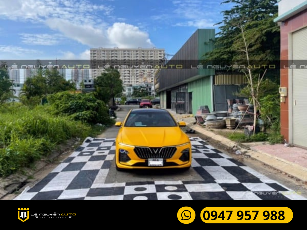 Dán Decal Wrap đổi màu xe Vinfast Lux A