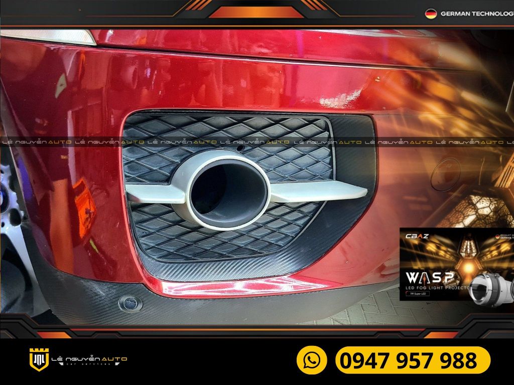 BMW X6 2010 - BI GẦM WASP LED FOG LIGHT