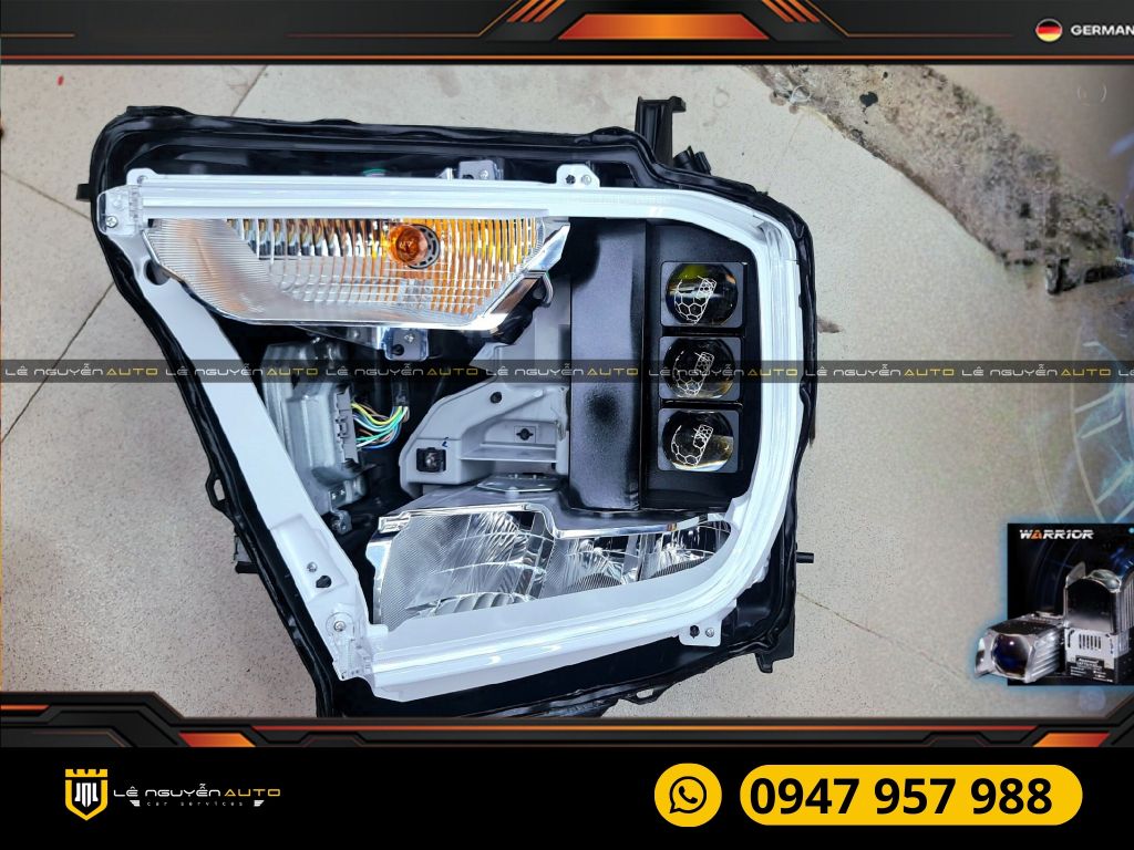 FORD RANGER RAPTOR 2023 - BI LED CAPTAIN & BI GẦM WASP LED FOG LIGHT