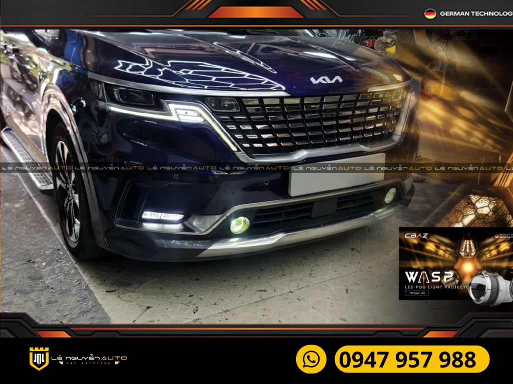 KIA CARNIVAL - BI GẦM WASP LED FOG LIGHT