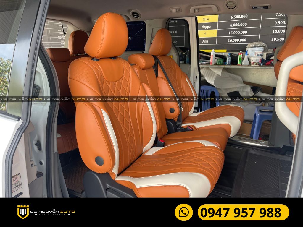 TOYOTA SIENNA BỌC GHẾ DA
