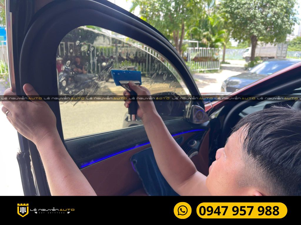 MER MAYBACH S680 PHIM CÁCH NHIỆT 3M CRYSTALLINE