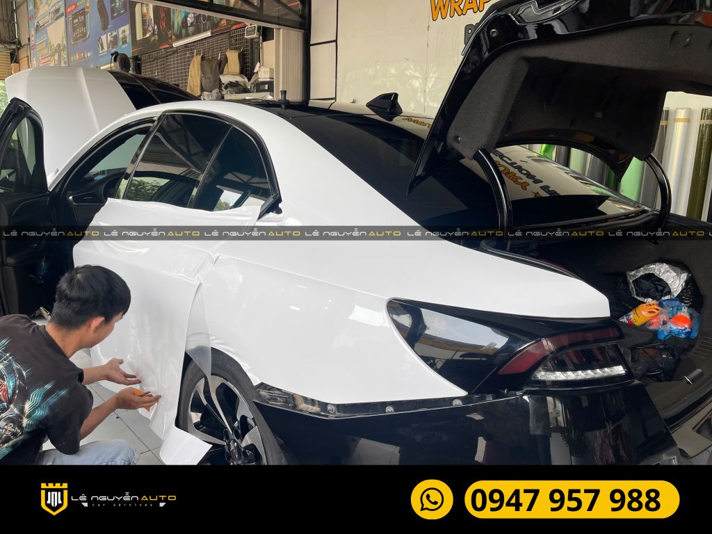 WRAP ĐỔI MÀU ĐỘC LẠ CHO XE VINFAST LUX A