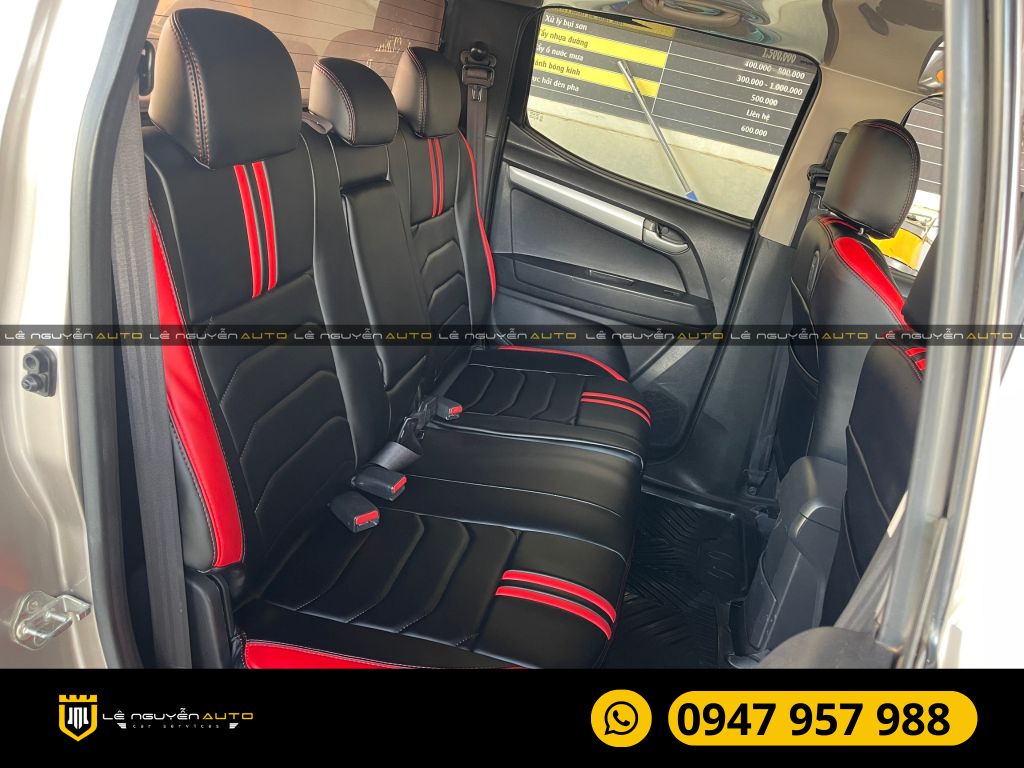 BỌC GHẾ DA NAPPA ISUZU D-MAX