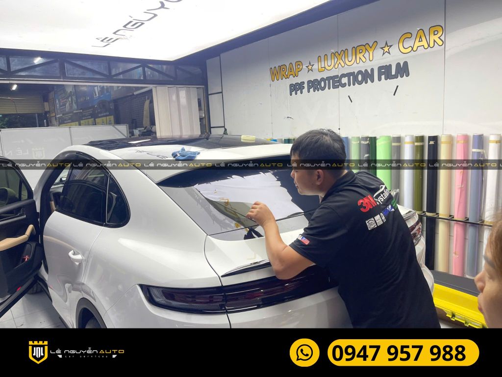 PORSCHE CAYENNE DÁN PHIM CÁCH NHIỆT