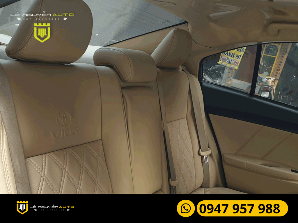 Bọc Ghế Da TOYOTA VIOS Hàng Có Sẵn, Giá Tốt Nhất