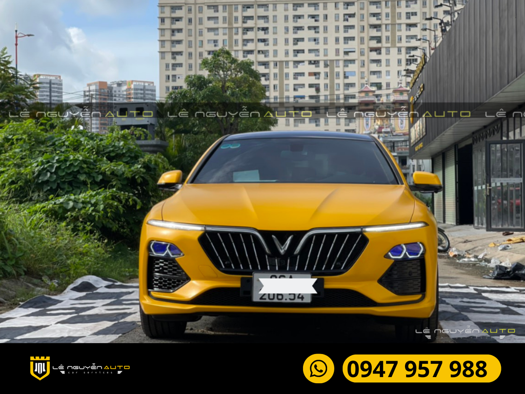Dán Decal Wrap đổi màu xe Vinfast Lux A