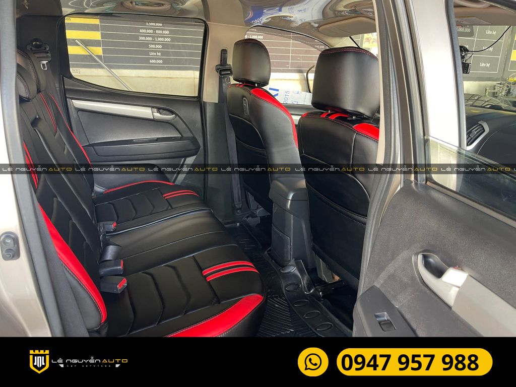 BỌC GHẾ DA NAPPA ISUZU D-MAX