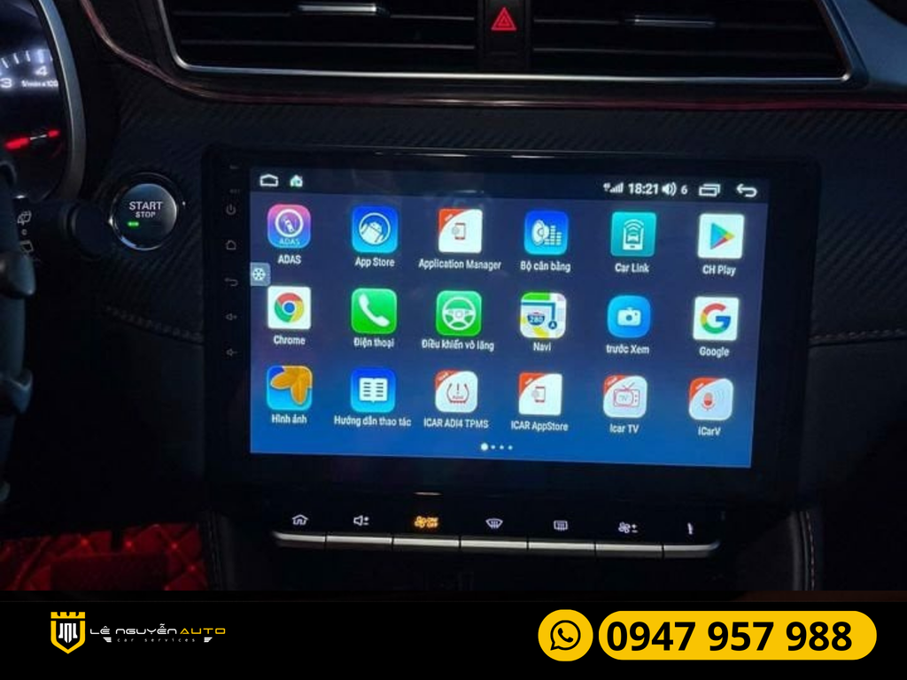 Màn Hình DVD Androi Cho Xe Ô tô Toyota Fotuner