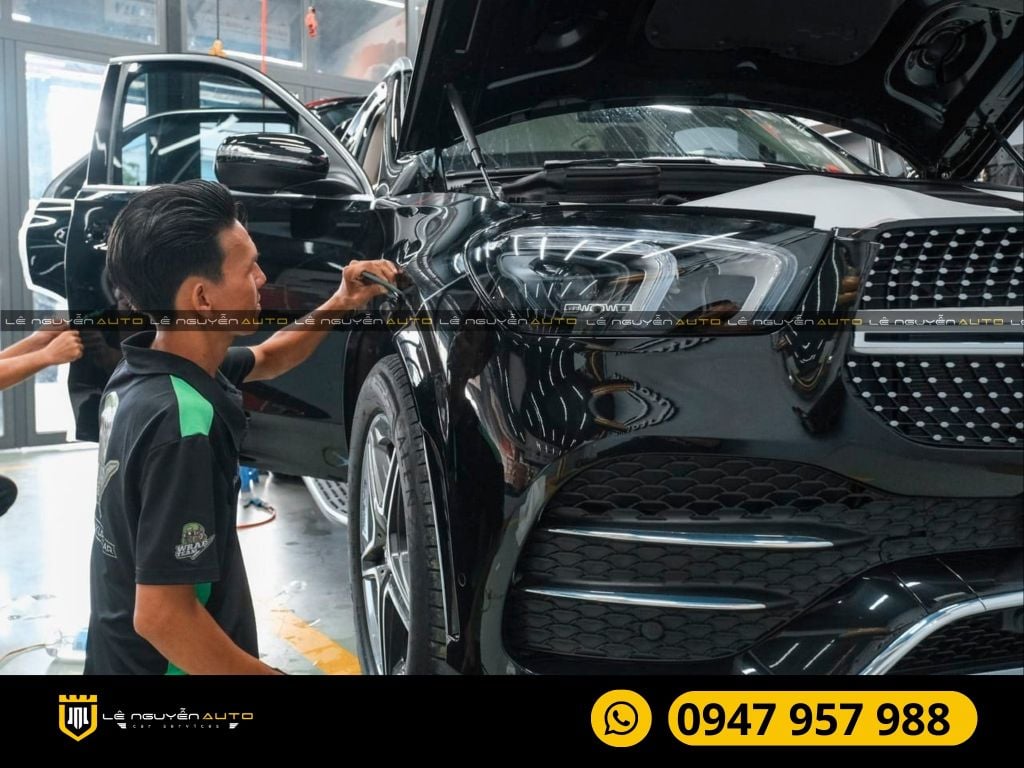 DÁN PPF BẢO VỆ SƠN XE MER GLC