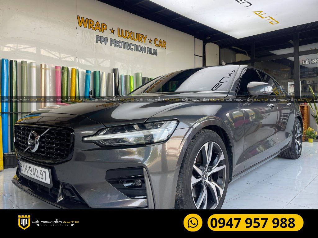 Volvo S60 dán wrap đổi màu