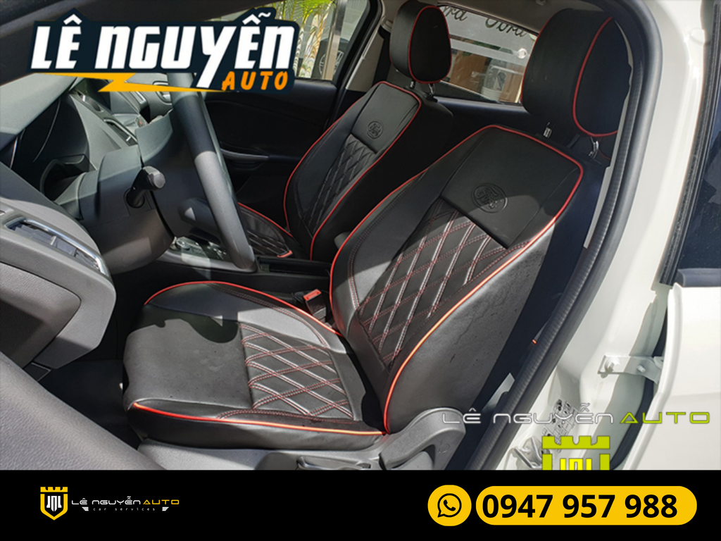 Bọc Ghế Da Ô tô Ford Focus Giả Da Đen