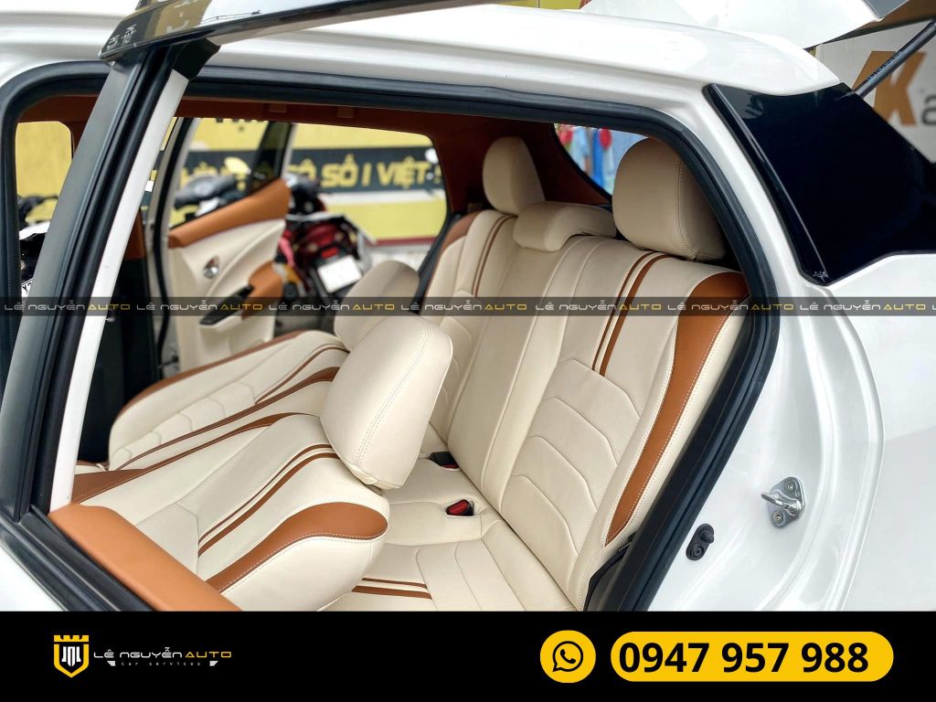 ĐỔI MÀU NỘI THẤT BỌC GHẾ DA TOYOTA VIOS