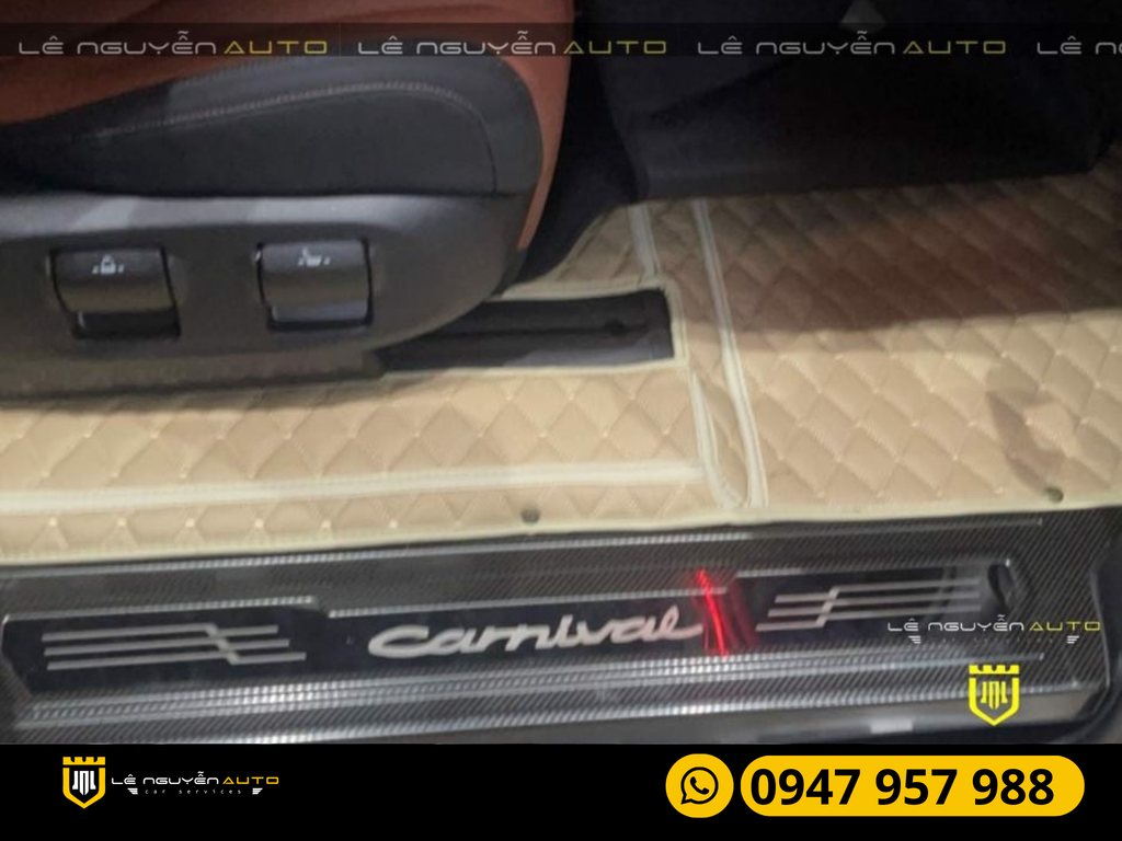 Nẹp Cacbon Chống Trầy Cho xe KIA Carnival