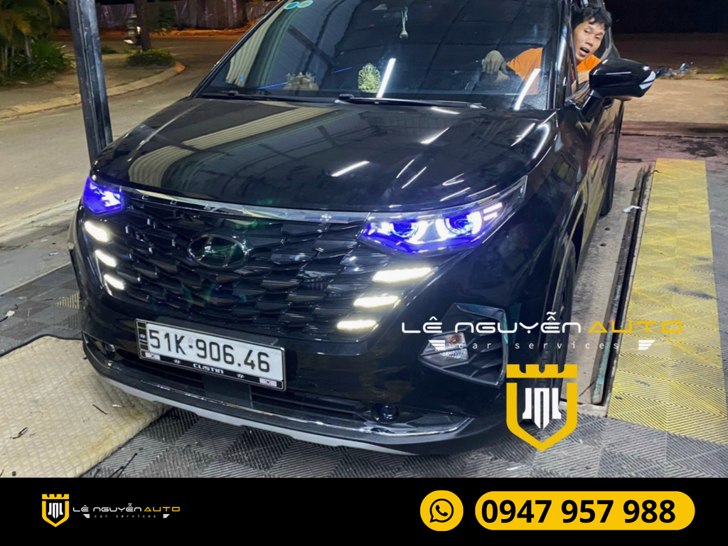 Độ Đèn Tăng Sáng Cho Xe Hyundai Custin