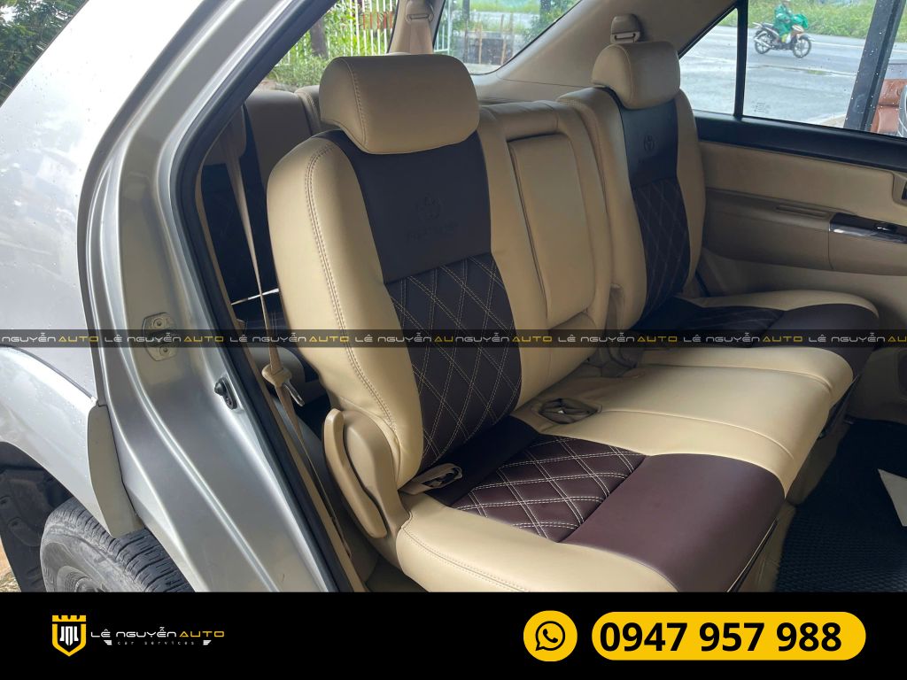 TOYOTA FORTUNER 2015 BỌC GHẾ DA