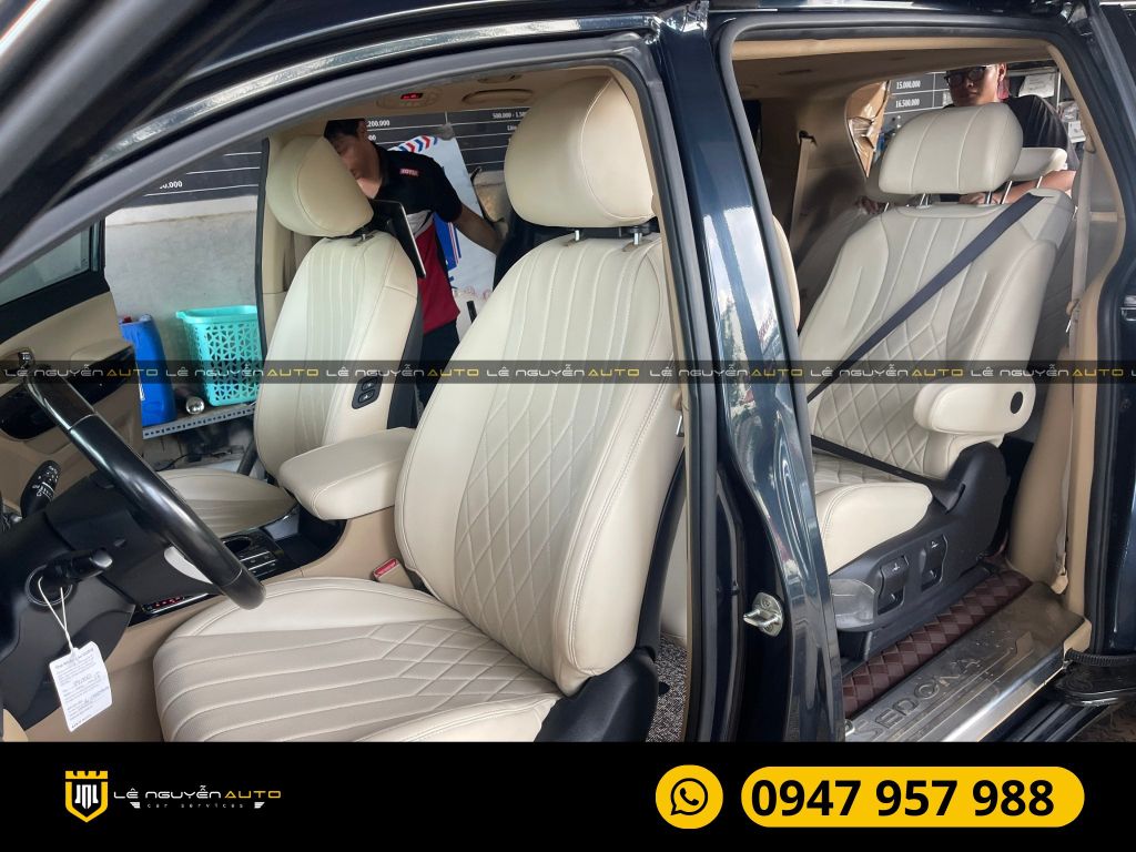 BỌC GHẾ DA XE KIA SEDONA