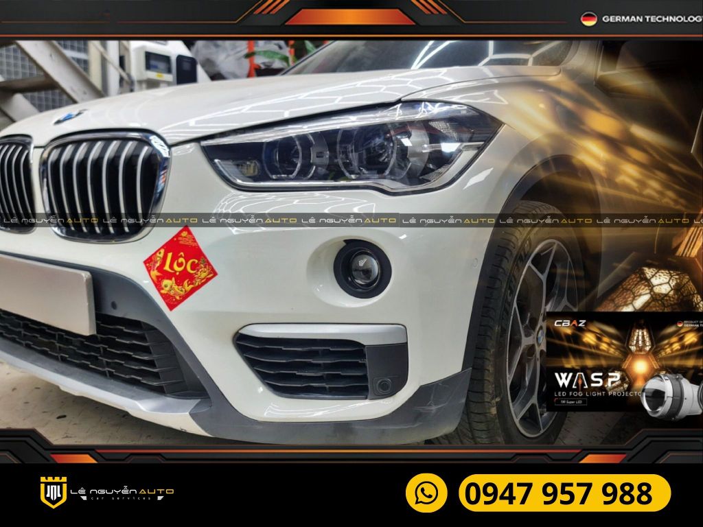 BMW X1 2019 - BI GẦM WASP LED FOG LIGHT