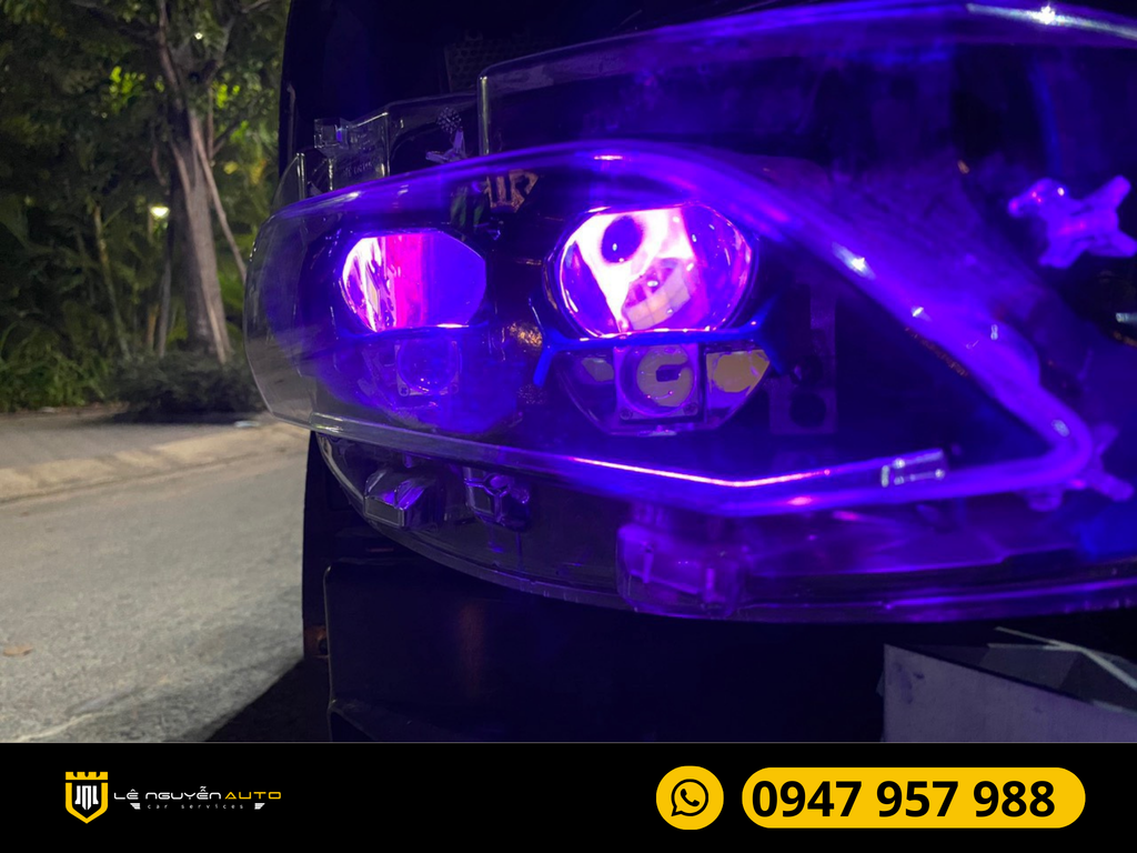 Độ Đèn Bi Laser Aozoom Vinfast Lux SA2.0