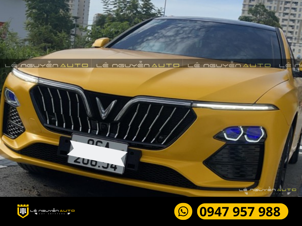 Dán Decal Wrap đổi màu xe Vinfast Lux A