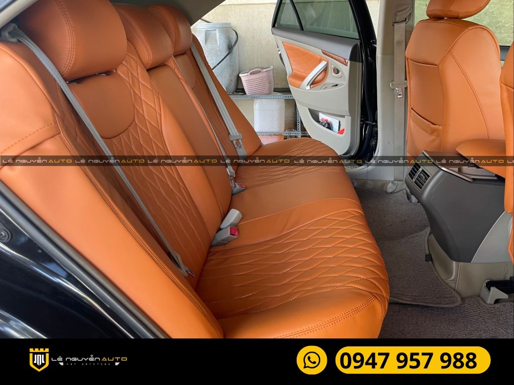 TOYOTA CAMRY BỌC GHẾ DA Ý VÀ BỌC TAPLO