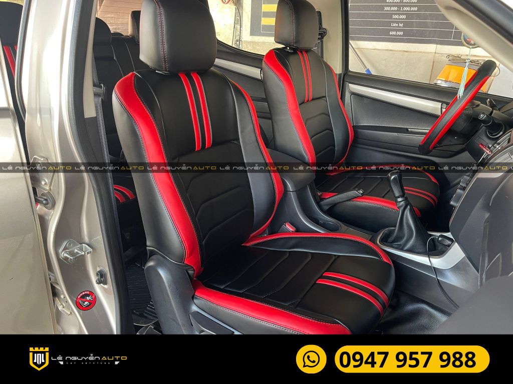 BỌC GHẾ DA NAPPA ISUZU D-MAX