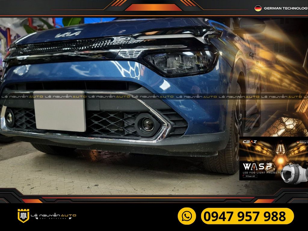 Kia Carens- Bi Gầm Wasp Led Fog Light
