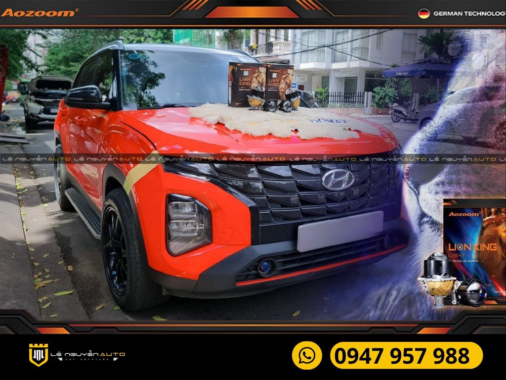 HUYNDAI CRETA LÊN BI LED