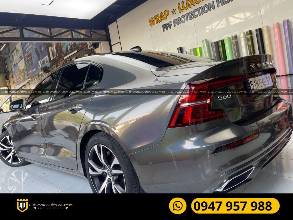 Volvo S60 dán wrap đổi màu
