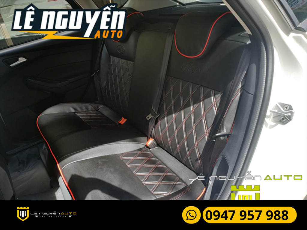 Bọc Ghế Da Ô tô Ford Focus Giả Da Đen