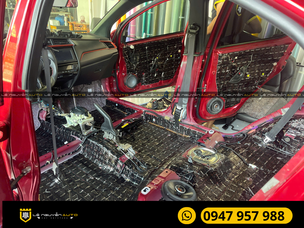 CÁCH ÂM CHỐNG ỒN XE TOYOTA BRIO