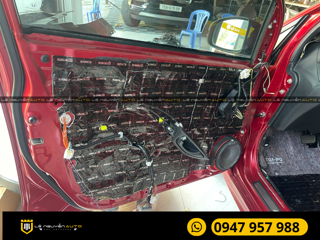 CÁCH ÂM CHỐNG ỒN XE TOYOTA BRIO