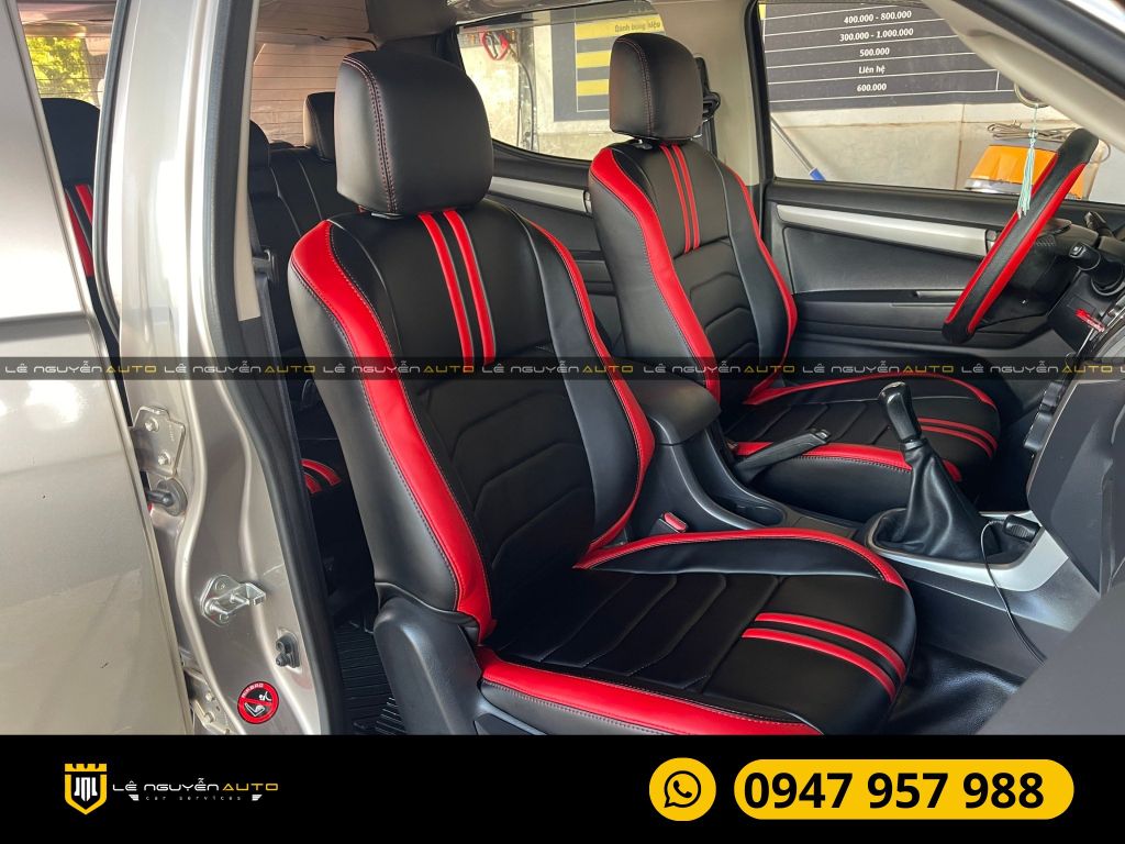 BỌC GHẾ DA NAPPA ISUZU D-MAX