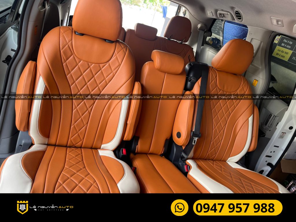 TOYOTA SIENNA BỌC GHẾ DA