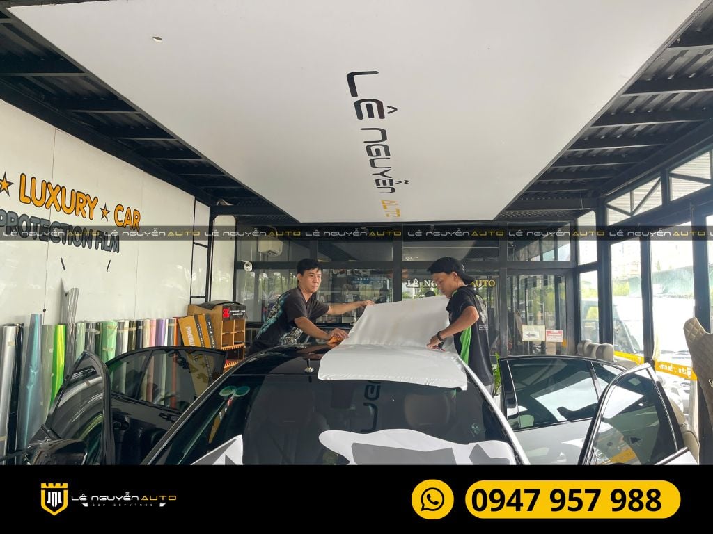 WRAP ĐỔI MÀU ĐỘC LẠ CHO XE VINFAST LUX A