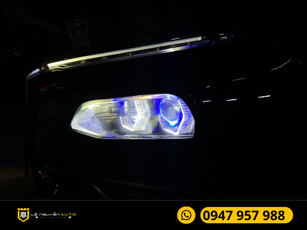 Độ Đèn Bi Laser Aozoom Vinfast Lux SA2.0