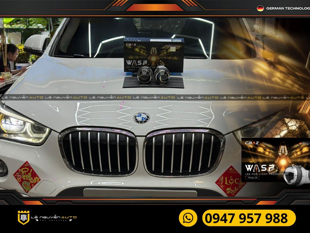 BMW X1 2019 - BI GẦM WASP LED FOG LIGHT