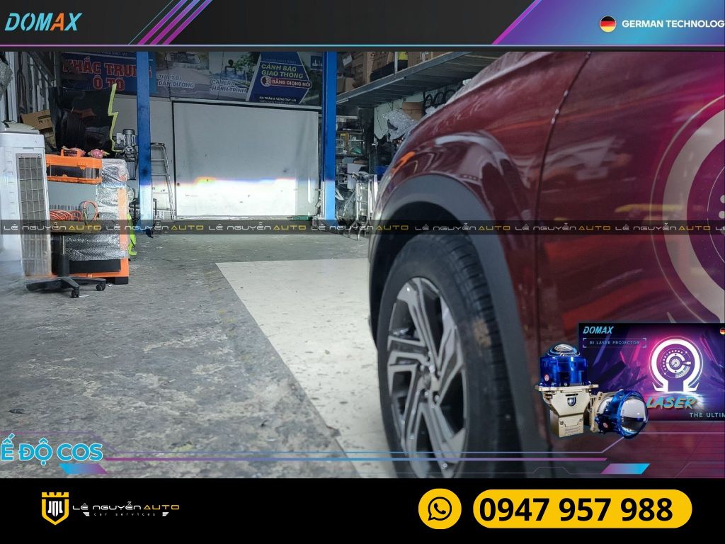Hyundai Santafe 2021 - Bi Laser Megalodon + Bi Laser Omega