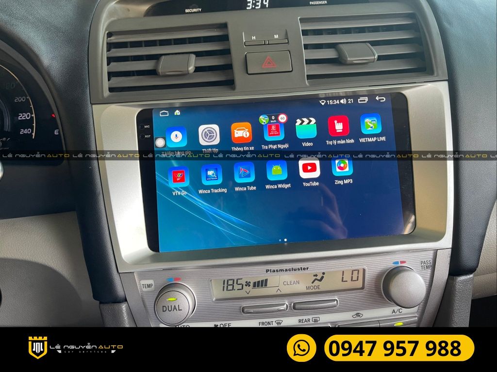 TOYOTA CAMRY LẤP MÀN HÌNH ANDROI 2K WINCA S200+