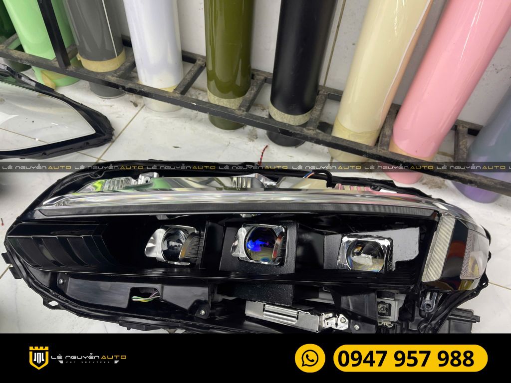 HONDA CIVIC 2024 ĐỘ ĐEN BI AOZOOM BI LED LASER THOR VÀ CAP