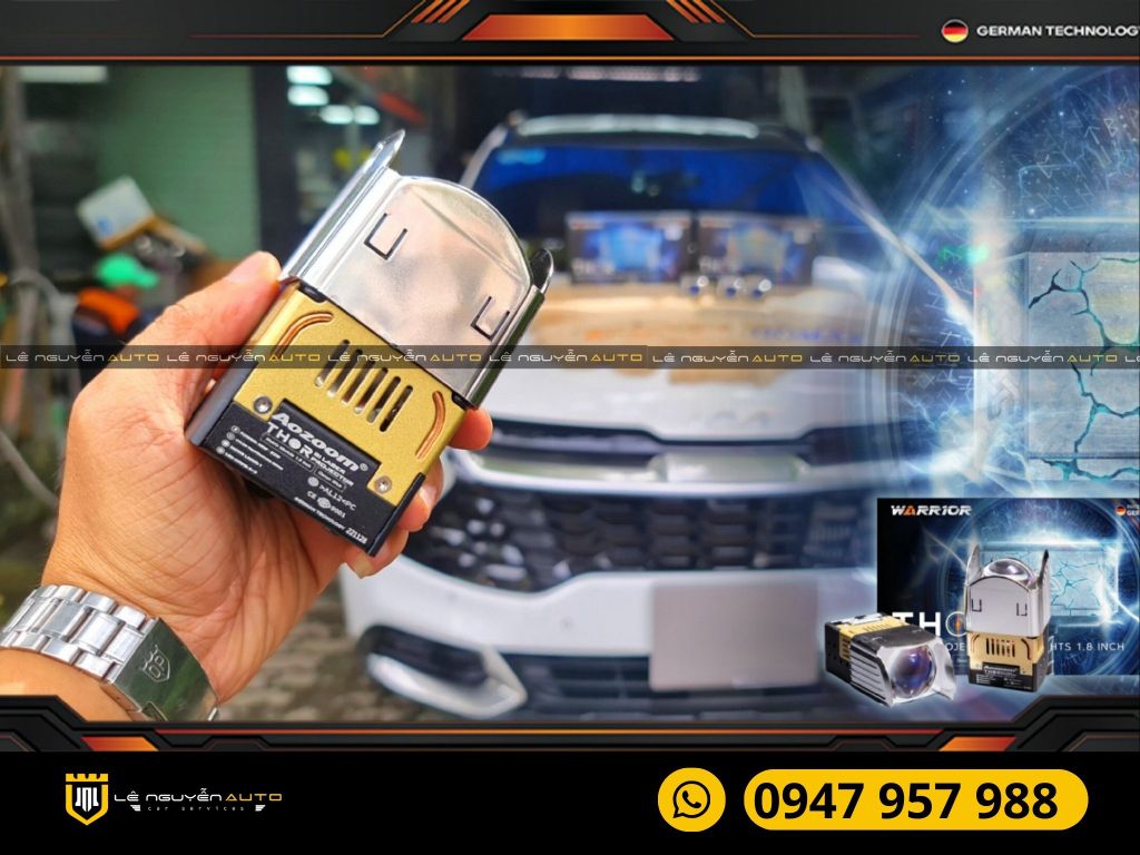 ĐỘ ĐÈN BI AOZOO THOR XE KIA SPORTAGE 2023
