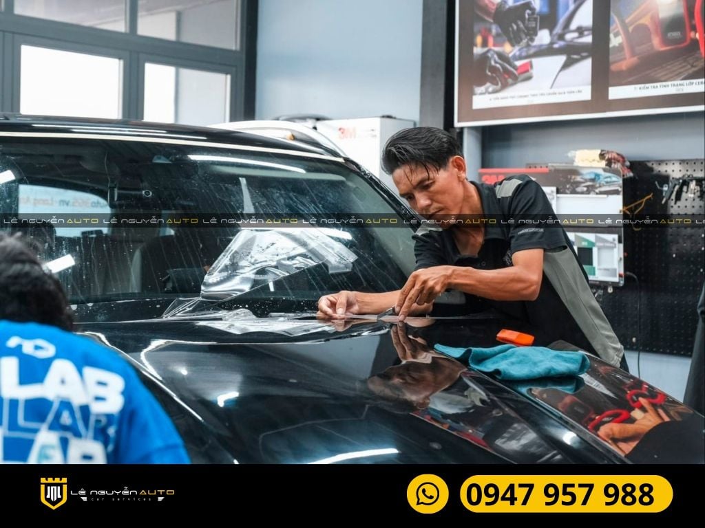 DÁN PPF BẢO VỆ SƠN XE MER GLC