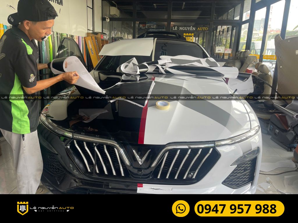 WRAP ĐỔI MÀU ĐỘC LẠ CHO XE VINFAST LUX A