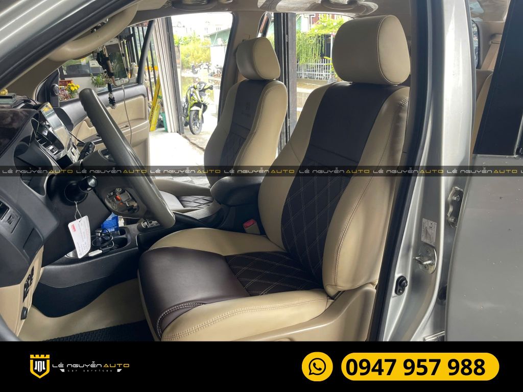 TOYOTA FORTUNER 2015 BỌC GHẾ DA