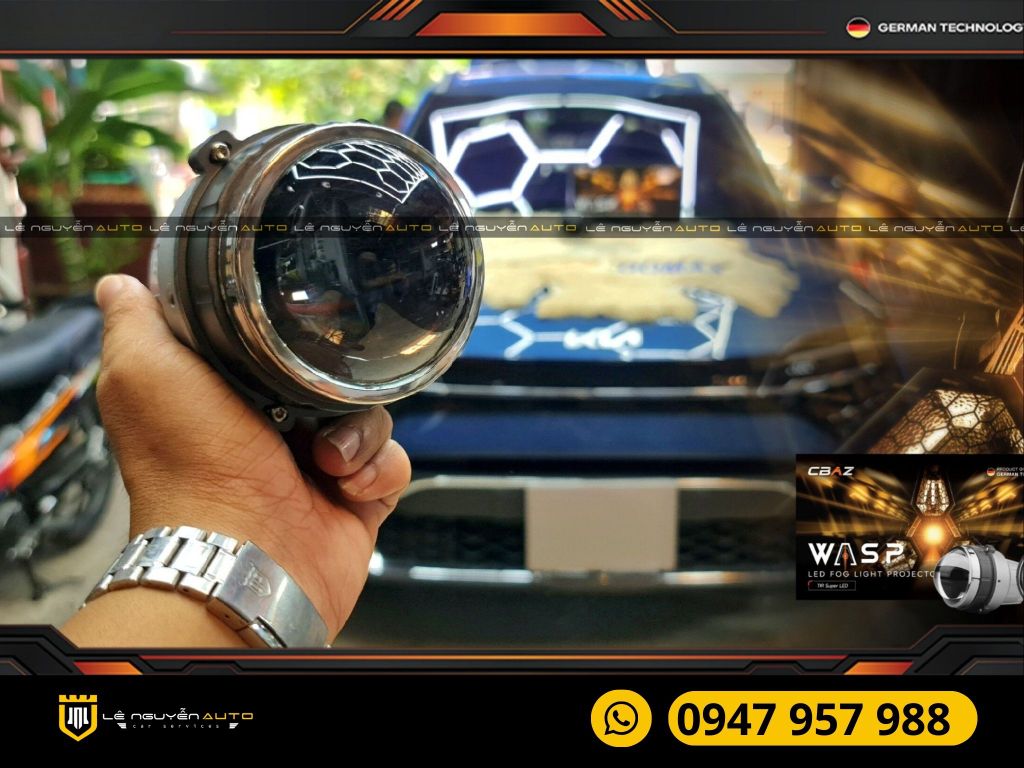 Kia Carens- Bi Gầm Wasp Led Fog Light
