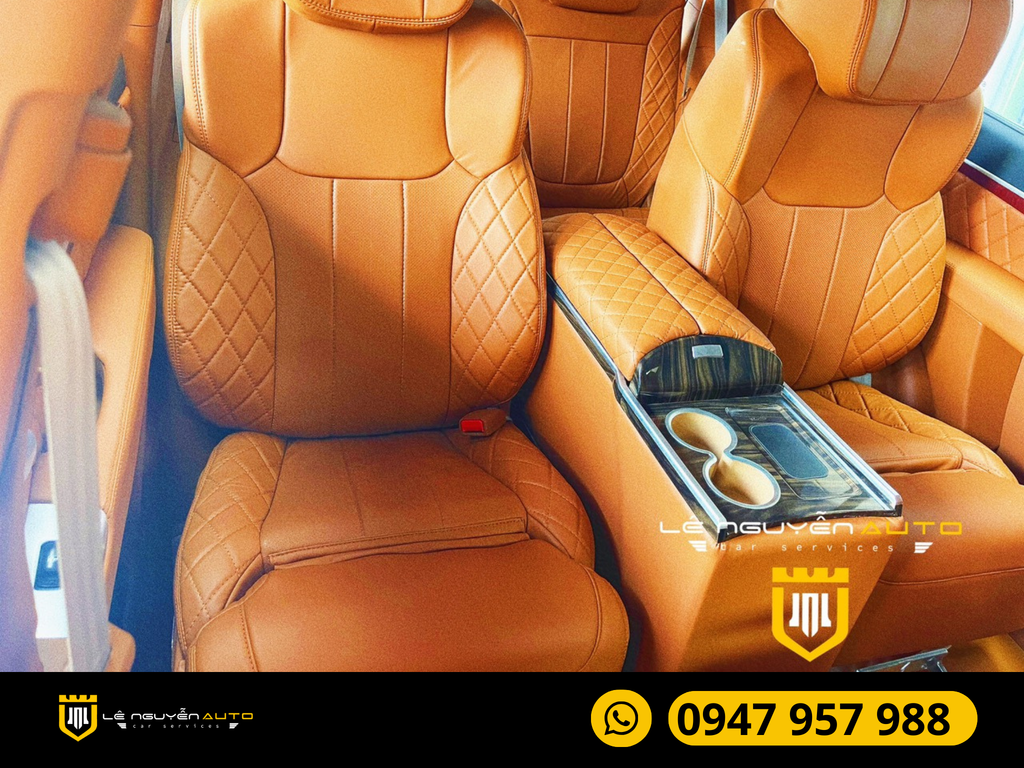 Santafe Độ Ghế Giữa Vip Và Đổi Màu  Nội Thất