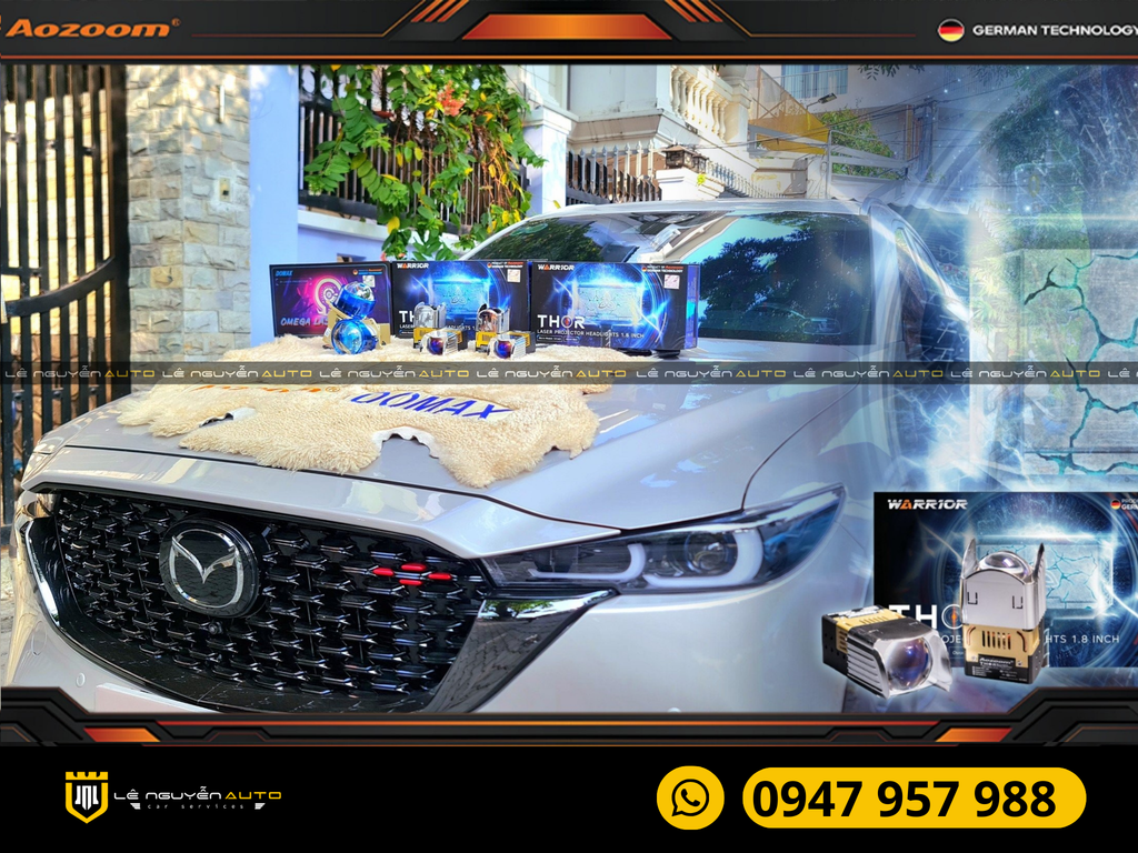 MAZDA CX-5 2024 BI LASER OMEGA DOMAX & BI LASER THOR